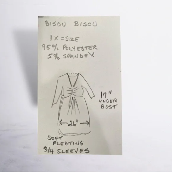 Bisou Bisou Elegant Black Dress - Picture 3 of 9